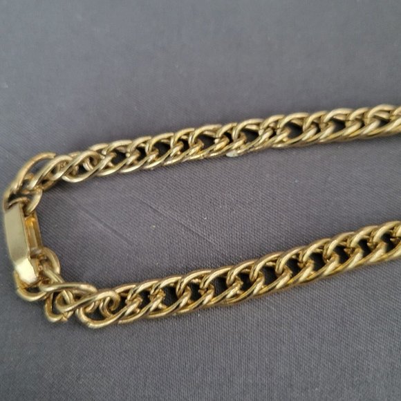 Vintage American Legion Gold Tone Locket Charm Fashion Chain Bracelet 7 1/4" - Picture 5 of 6